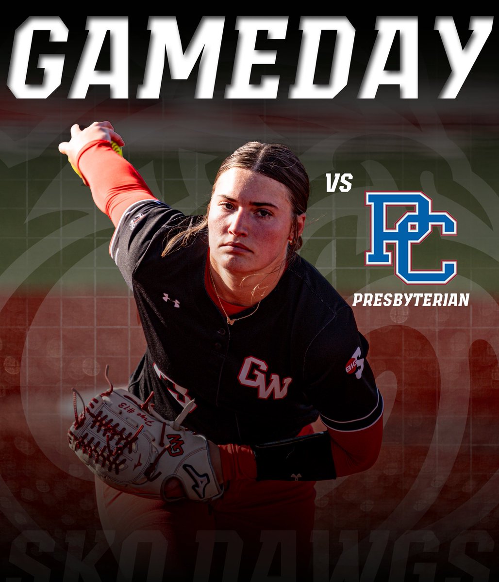 ITS GAMEDAY AT PRESBYTERIAN!! THE DAWGS LOOKIN TO BRING OUT THE BROOMS 🧹 !!

🆚 Presbyterian 
🕚 1PM 
📍Blue Hose Softball Complex
📺ESPN+

#skodawgs🦴