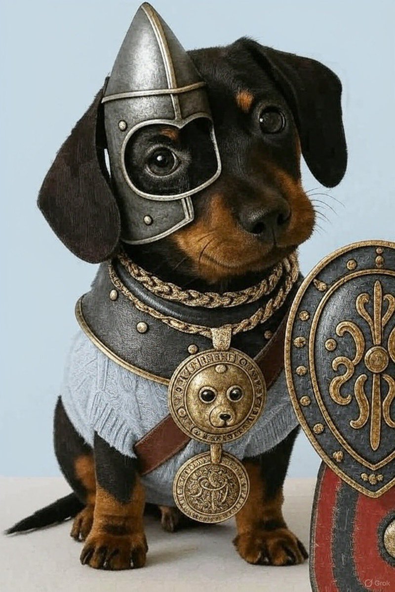 NikyonSol's tweet photo. 🎉 $Niky on Sol is ready for battle! Did you know dogs are known to be pack animals, working together to achieve their goals? Join our pack! 🐾🚀 #Solana #Crypto #Let’sGo #DogLife #Dashhound #NFTs #Tech #Slayed #nft #Gladiators #creative https://t.co/KSd95pGjb0