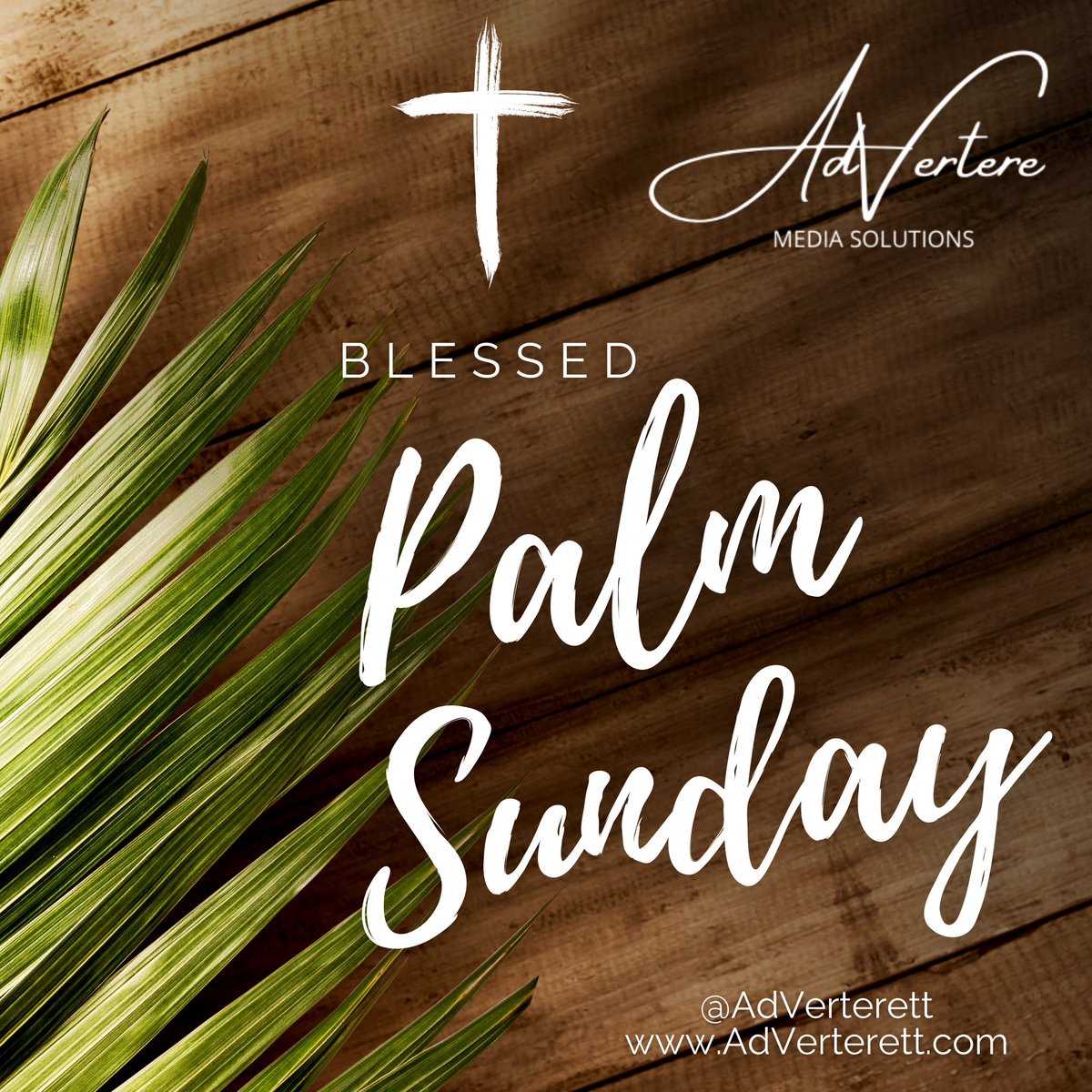 AdVerterett's tweet photo. They took palm branches and went out to meet him, shouting, "Hosanna!" "Blessed is he who comes in the name of the Lord!" "Blessed is the king of Israel!" #PalmSunday #AdVerterett https://t.co/BxHXATV9iz