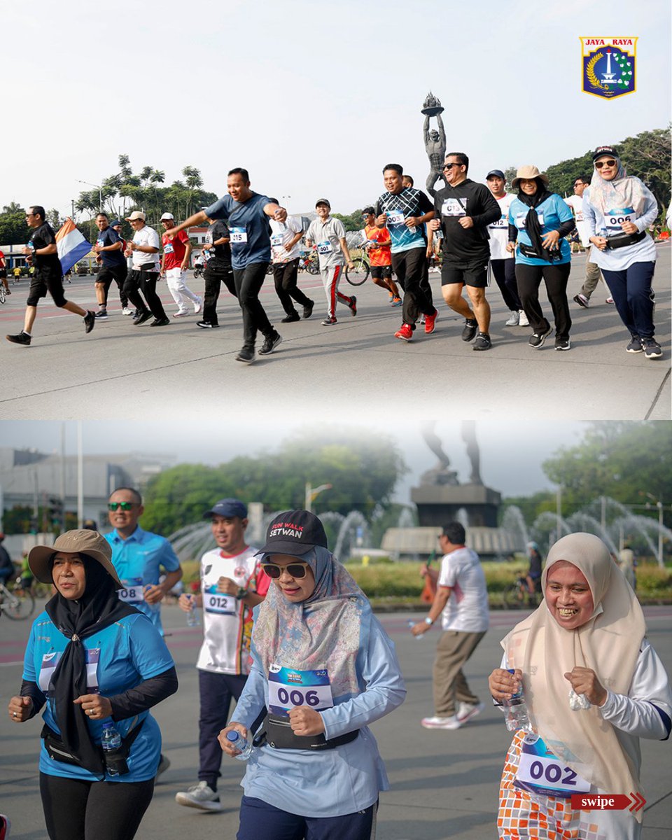 setwanjakarta's tweet photo. Sekretariat DPRD DKI Jakarta menggelar kompetisi kekompakan bertajuk "Fun Game ASN Setwan Sehat, Kinerja Hebat, Menuju Kota Global", Minggu (13/4).
#SekretariatDPRD #SetwanDKI #SekretariatDPRDDKI #MenyambutJakarta5Abad #Jakarta5Abad #CarFreeDay #DKIJakarta #Jakarta https://t.co/2KRVoJyiYL