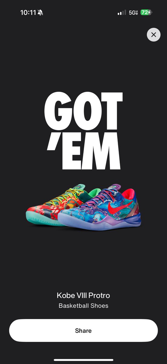 driprivan's tweet photo. @snkr_twitr Men’s 11.5 first SNKRS W https://t.co/9CLw3YAscL