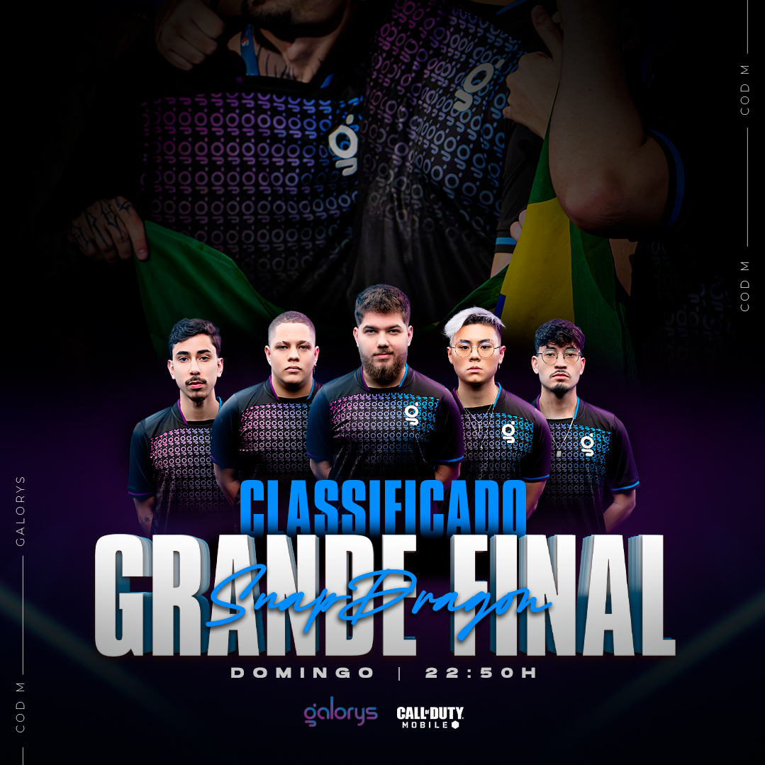 galorysgg's tweet photo. ๐จ ร HOJE! ๐จ
A Galorys estรก na GRANDE FINAL da Snapdragon!
รs 22h50 tem show no COD Mobile e os brabos vรฃo em busca do tรญtulo!
๐ฑ
@ProfPalitao
@henricatsz
@MihawkFPS
@fokeey1
@pab1fps
@lucaszinfps1
Vamos juntos nessa torcida! ๐๐
#GoGalorys #GalorysCODM #SnapdragonFinal #CODMobile