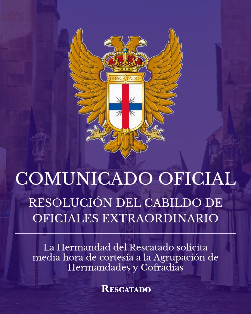 Hermandad del Rescatado (@hdad_rescatado) on Twitter photo 