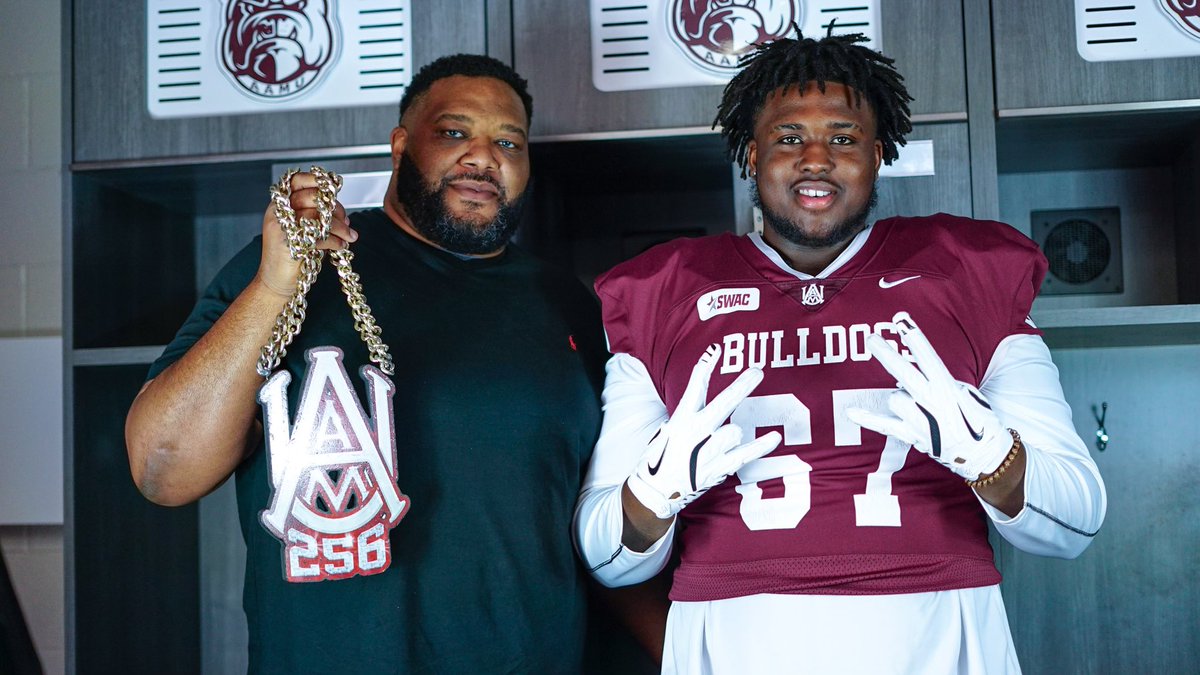 Thank you <a href="/Coach_Region/">Spencer Region</a> for having me at Alabama A&amp;M on my official visit this weekend!