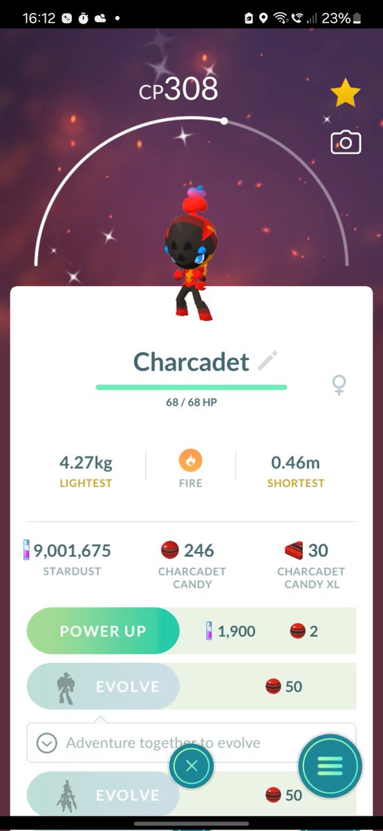 Berry_lv42's tweet photo. Shiny Charcadet🤩🤩🤩
#shiny #pokemongo https://t.co/LWHrXtT3I2
