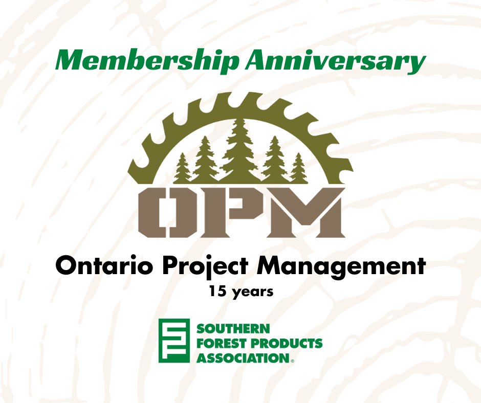 We're excited to celebrate Ontario Project Management's 15-year membership anniversary with SFPA this month!