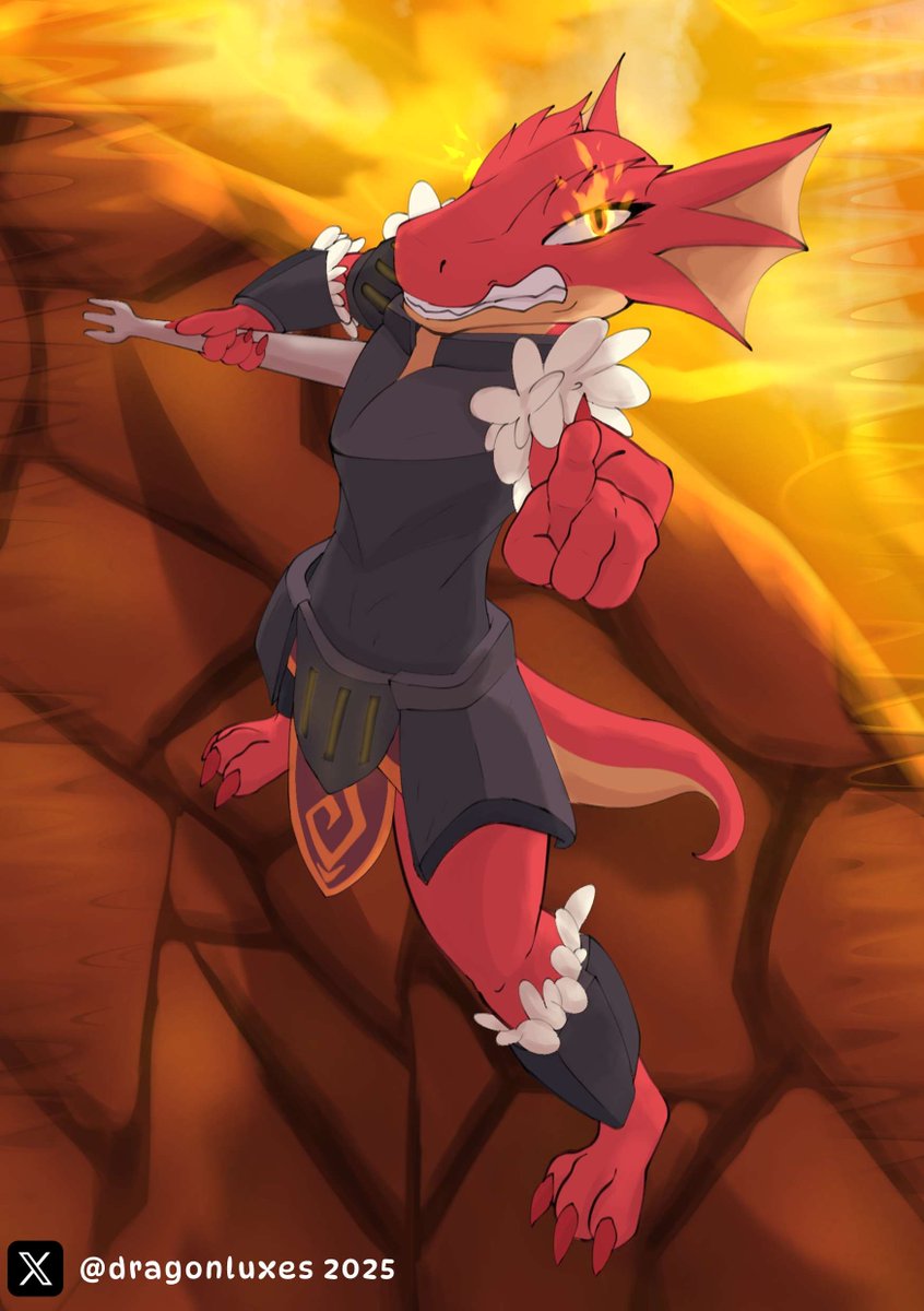 dragonluxes's tweet photo. Artemis, she's ready to fight you.
#furryartwork #dragons #furry #art #dungeonsofaether https://t.co/COMVXhwfi5