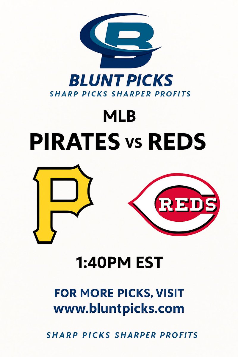 Blunt_Picks's tweet image. Pirates vs Reds. We don’t guess — we bless.
Build your bundle, stack your bag.
GSPs = Guaranteed Sharp Profits.
If it don’t hit, don’t rep it.
bluntpicks.com
#MachineLearningModels #AdvancedStatisticalTechniques
No fluff. Just facts.
Pick smart. Win fast.