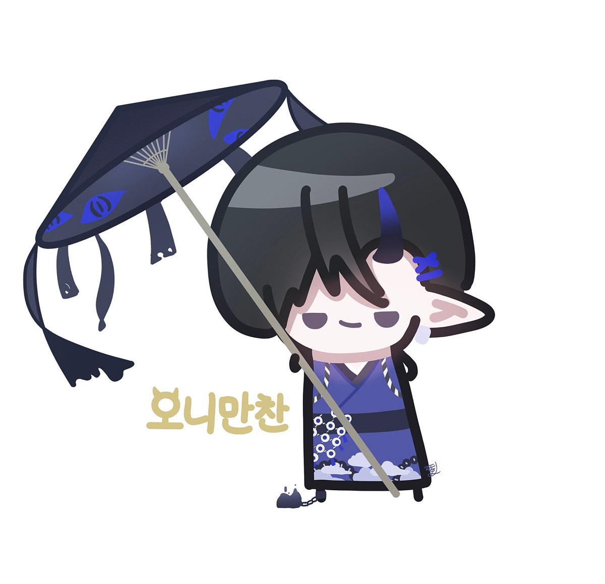 Jhyoo0704's tweet photo. 오니만찬 재구님
#jack_art
#jack_art_on https://t.co/40wdneapIK
