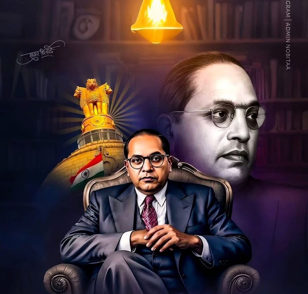 Dr B.R. Ambedkar's vision and ideas inspire us to work towards a more just and equitable society. Let us pay tribute to Dr B.R. Ambedkar, the architect of the Indian Constitution, and his contributions to our nation. Happy Dr. Ambedkar Jayanti 🙏🌺🌈