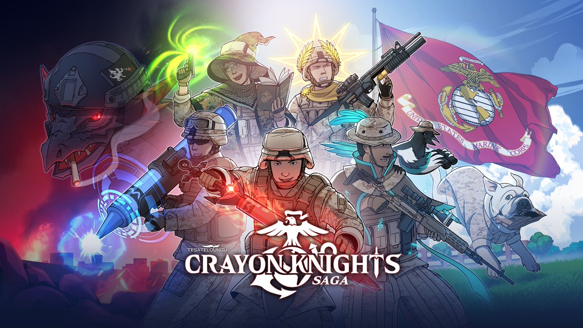 It is finally done aeughh - it is tiring yes, but i can't be happier to see my OCs together. I hope you guys liked the result as much as i do!!  #usmc #SemperFi #originalcharacter