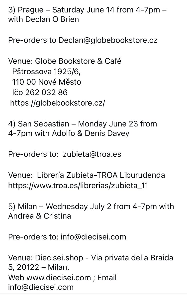 EUROPE - WE'LL BE SEEING YA! 🎸 🎷 📷 📓

NICKI GERMAINE’S BOOK SIGNINGS WITH GARRY TALLENT IN EUROPE - SUMMER TOUR 2025

*Times as always to suit ⁦<a href="/springsteen/">Bruce Springsteen</a>⁩ #EStreetBand fans with roll calls - ⁦<a href="/Nicki_Germaine/">Nicki Germaine</a>⁩

📷Nicki &amp; Garry in Prague  ⁦<a href="/redemartin/">RobD</a>⁩
