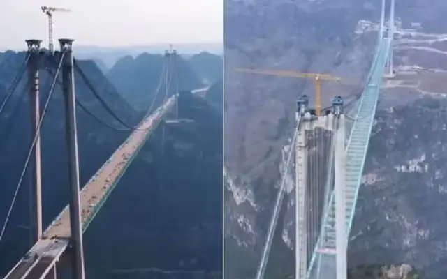 Newskarnataka's tweet image. Sky Giant: China’s Huajiang Grand Canyon Bridge Set to Break Records

#SkyBridgeChina #EngineeringMarvel #TravelIn1Minute #GuizhouTourism #NewsKarnataka 

newskarnataka.com/world/sky-gian…