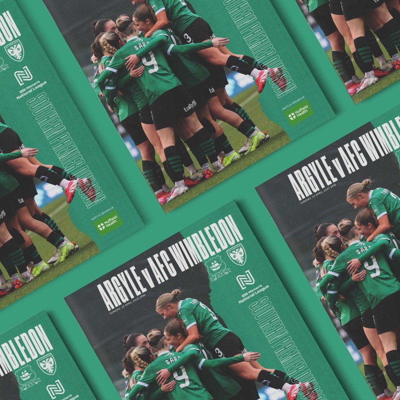 ArgyleWFC's tweet photo. Today’s match-day programme is available for FREE on the Argyle website 📚

Get set for the game before your arrival by clicking the link below 👇

#pafc