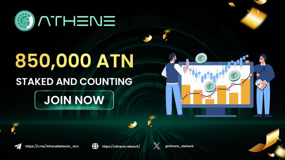 🌼 850,000 ATN Staked And Counting

Guess what! Athene Staking System just have hit the incredible number of 850 million ATN staked.

Athene Staking keeps reaching new heights thanks to one thing: trust from our community. You believe in us, and we keep delivering.

Why should