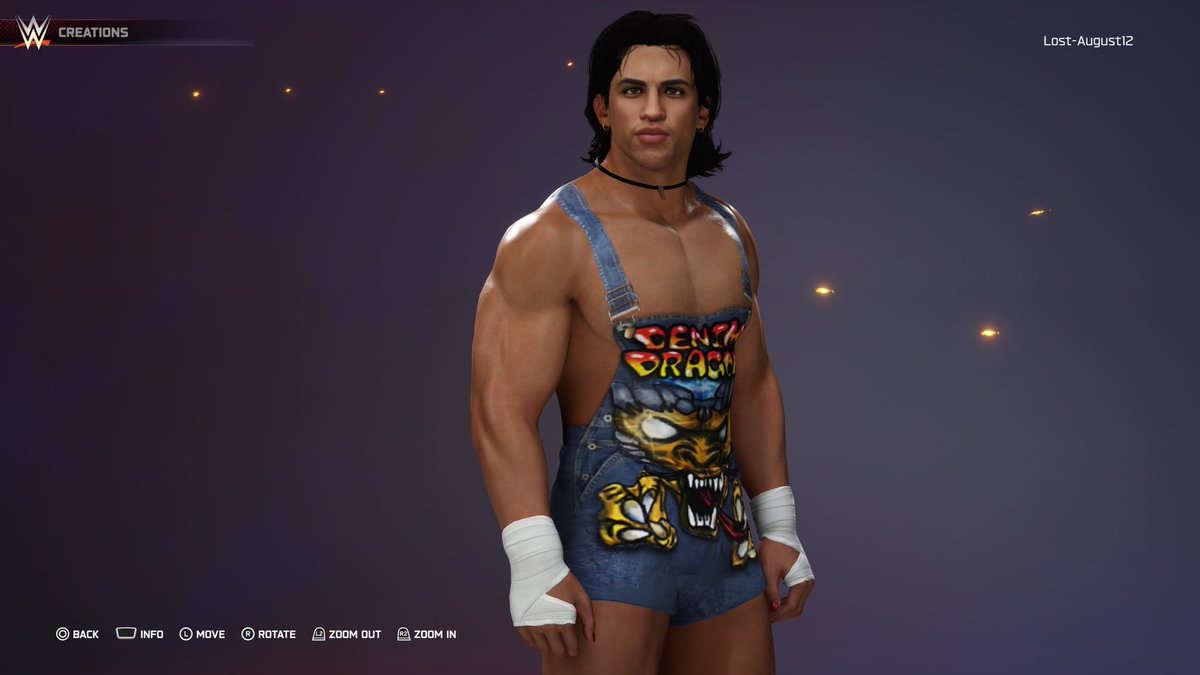 AbsolutionCawzz's tweet photo. Gear not 100% accurate but i tried my best 🐉
#WWE2K25 https://t.co/OxKIPLXivi
