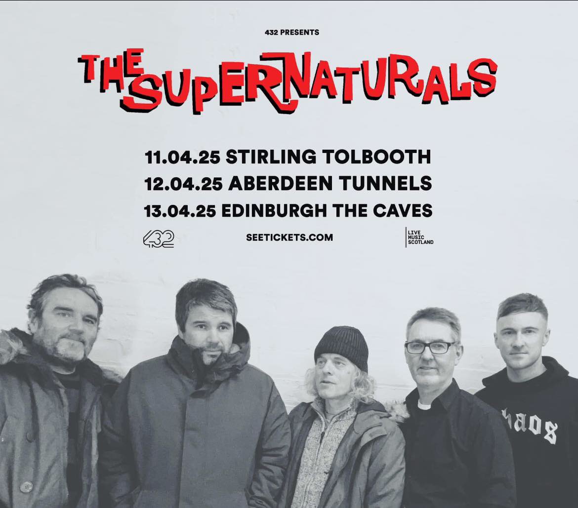 Scottish Britpop, powerpop royalty <a href="/t_supernaturals/">The Supernaturals</a> at The Caves tonight. Looking forward to some gems from It Doesn’t Matter Anymore &amp; A Tune a Day, two fantastic albums, alongside some newbies from their upcoming record! Local indie up-and-comer Ferguson is on support duties.