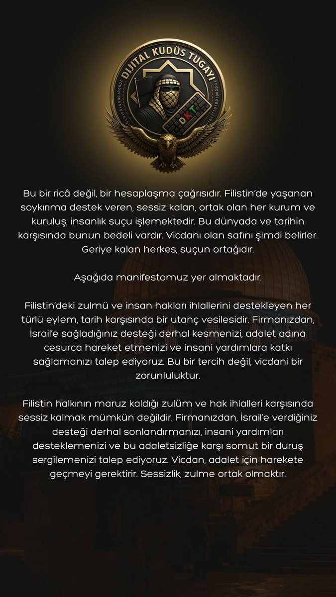 @dkudustugayi 

Sayfayı takibe alalım 

Tüm İnsanlığa Çağrı