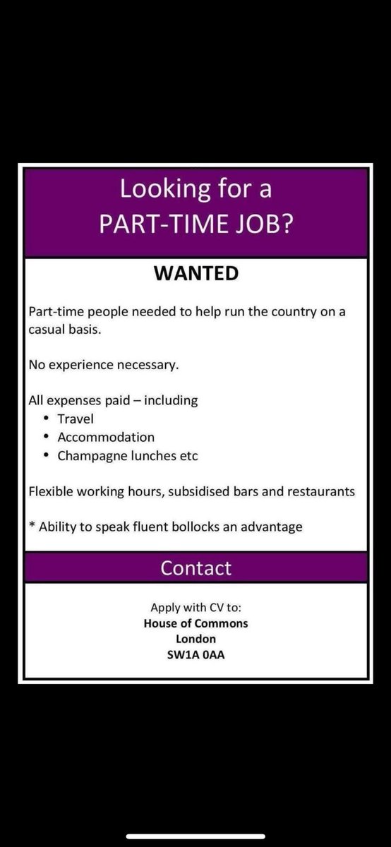 Looking for a career in politics….