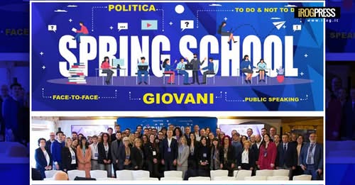 iROGPRESS's tweet photo. SPRING SCHOOL 2025. FORMAZIONE, PASSIONE E RESPONSABILITÀ: DE POLI “LA POLITICA PARTE DA QUI”
https://t.co/7kIMK7GE2T

@AntonioDePoli #springschool2025 #springschool #FormazionePolitica #giovaniamministratori #politicaitaliana #leadership #cittadinanzaattiva #territorio #giovani https://t.co/2mdr4GXqNu
