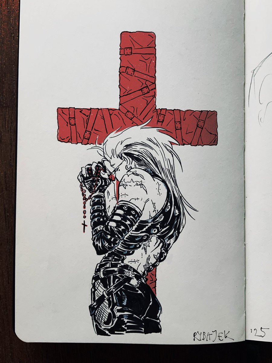 rybajek's tweet photo. fem Vashwood sketchbook post!!  topless page as promised 🤲 #vashwood #trigun #genderbend https://t.co/JaTlufUH9u