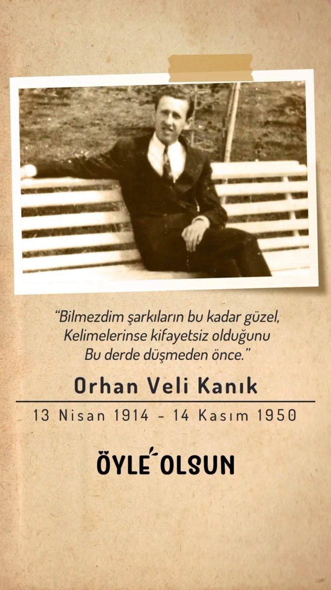 İyi ki doğmuş şiirimizin usta kalemi 🍀
.
#OrhanVeliKanık
