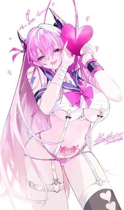 Daisuki :> #Commissions #OC #underboob 