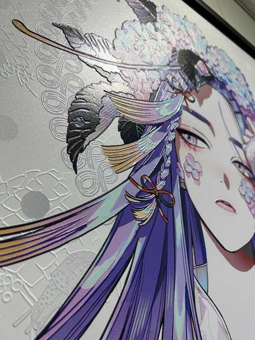 秋赤音先生の巡回展に行ってきました1番好きな作品も展示されてて嬉しかった…!とても好きな作家さんの展示に初めて行けたのがすごく嬉しかったし、先生のコメントと実物を見るとまた絵の印象が変わって、今回見に行ってよかったと心から感じた 