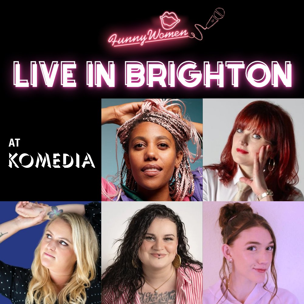 Funny Women (@funnywomen) on Twitter photo Get Sat 26 April in the diary with Funny Women Live in Brighton at <a href="/KomediaBrighton/">Komedia Brighton</a>! Joining us will be Kate Cheka, Danielle Cooper, Juno Jones, Danielle Cluskey & Kate McGann as MC - book now komediabrighton.ticketsolve.com/ticketbooth/sh… Get Sat 26 April in the diary with Funny Women Live in Brighton at <a href="/KomediaBrighton/">Komedia Brighton</a>! Joining us will be Kate Cheka, Danielle Cooper, Juno Jones, Danielle Cluskey & Kate McGann as MC - book now komediabrighton.ticketsolve.com/ticketbooth/sh…