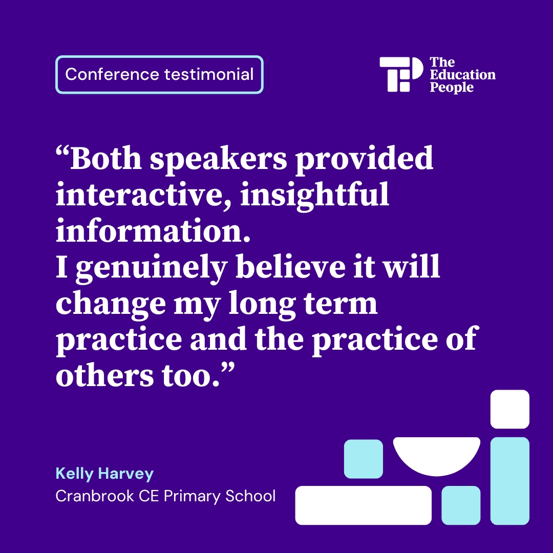 It’s great to hear how our conferences are making a real impact on practice in schools.

Take a look at our upcoming events and join us for practical, meaningful learning designed to support you and your work.

Explore what’s coming up: ow.ly/Exc150VyRMp 

#TEPEvents