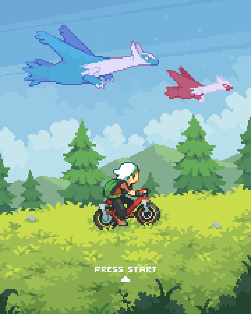 🔴🔵
#pixelart #ドット絵 #Pokemon