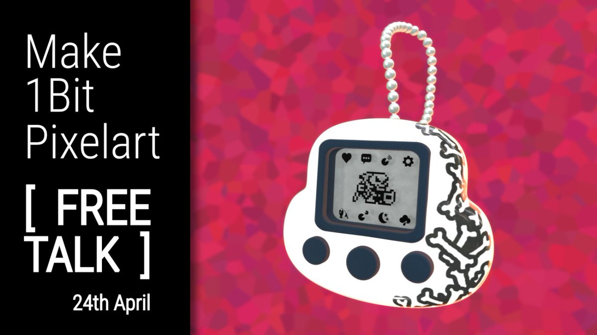 Join <a href="/Polyducks/">Polyducks</a> for a free live 1-bit pixelart workshop, and learn how to create your own pixelated art from initial sketches to the final render.

⏰ April 24, 19:00 CET
🎨 Secure your free spot here: eventbrite.com/e/make-1-bit-p…