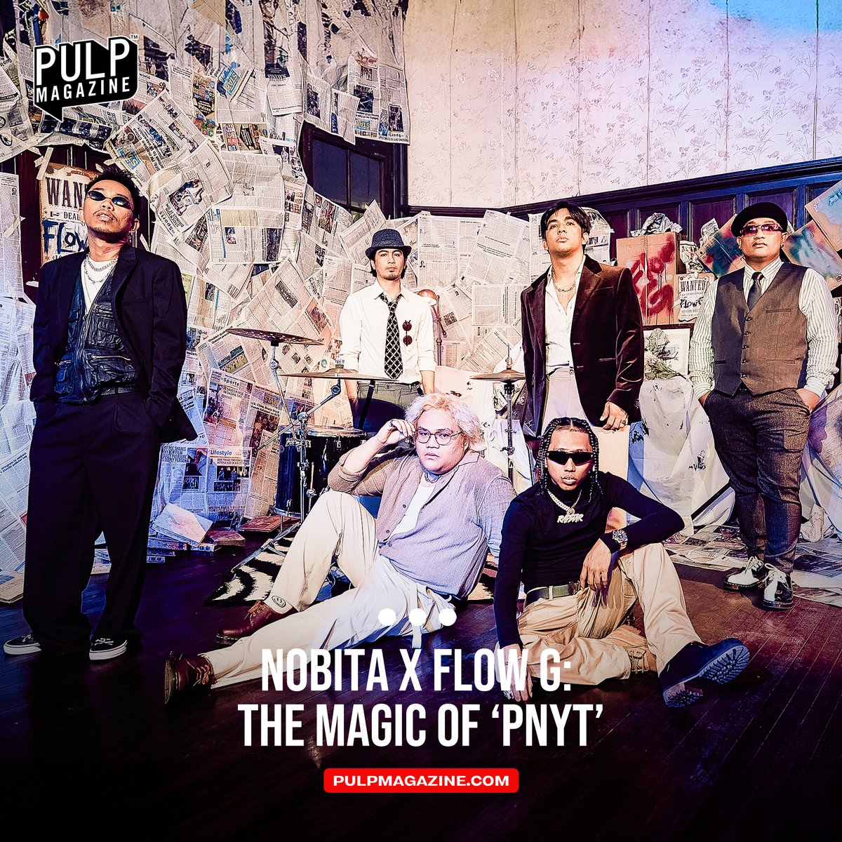 In this PULP Magazine exclusive, the band talks about teaming up with hip-hop artist Flow G for a boundary-breaking, genre-defying collaboration.

READ: tinyurl.com/NOBITAxFlowG 

#NOBITA #FlowG #band #hiphop #music #collaboration #PULPMagazine <a href="/nobitamusicph/">NOBITAMUSICPH</a> <a href="/plojiflowg199x/">FLOW G</a>