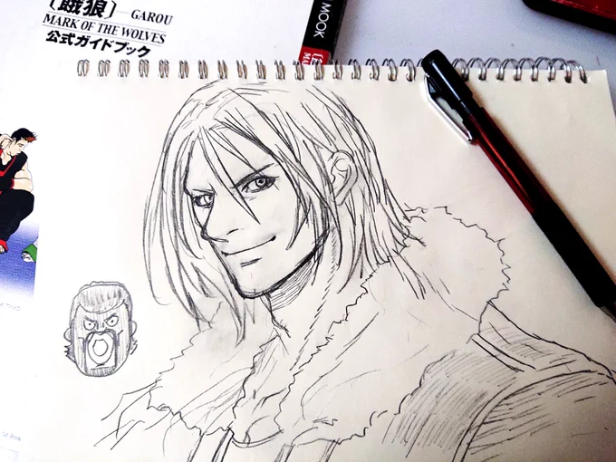 アップルペンシル充電待ちの落書きMOWテリー✏️ 
