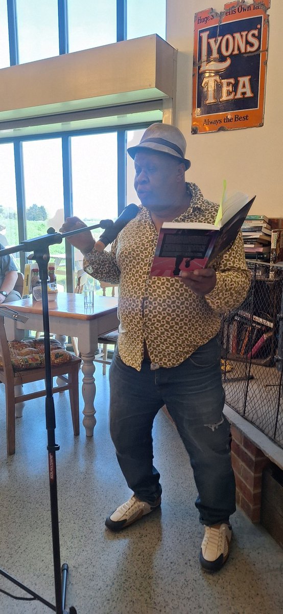 Kezzabelle (@kezzabellepoet) on Twitter photo Thankyou for asking me to perform at your book launch Gary Huskisson , well done & what a beautiful afternoon we had. <a href="/JulesJumping/">Jumping Jules Poetry</a> moved me, such emotive words & Carl Peach had a touch of mischief in his set 😁 The sun shone on us ☀️
#spokenword #booklaunch #poets #poetry #love Thankyou for asking me to perform at your book launch Gary Huskisson , well done & what a beautiful afternoon we had. <a href="/JulesJumping/">Jumping Jules Poetry</a> moved me, such emotive words & Carl Peach had a touch of mischief in his set 😁 The sun shone on us ☀️
#spokenword #booklaunch #poets #poetry #love
