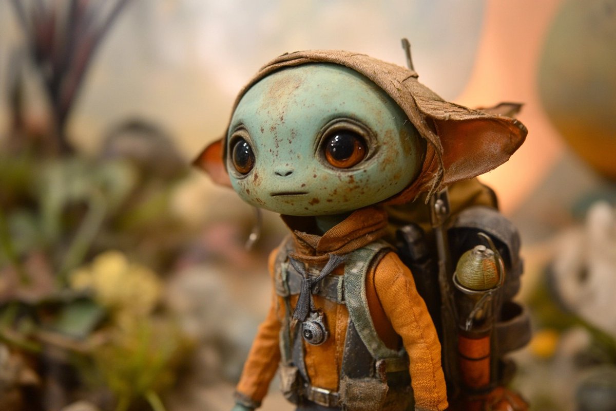 azed_ai's tweet photo. Prompt share: claymation

💬Prompt:
A claymation-style [subject], sculpted with rough fingerprints, hand-painted imperfections, and smudges. Set in a diorama of earthy textures and pastel backdrops, giving it a tangible, handmade feel.

Check ATLs for inspiration ✨ https://t.co/gFfe0mxYMP