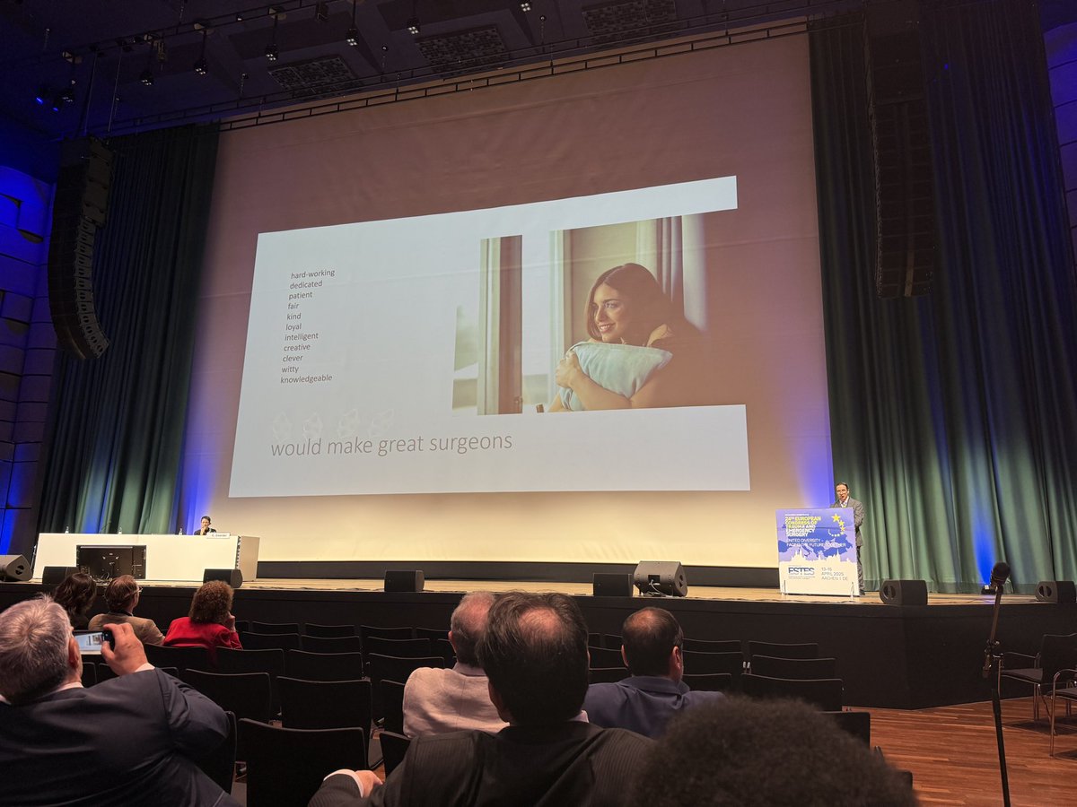 📙Empathy, dedication, intelligence: traits that make great surgeons — and great people. 
🚨A powerful message from the #StenLennquistLecture at #ESTES2025. #TraumaSurgery #LeadershipInMedicine