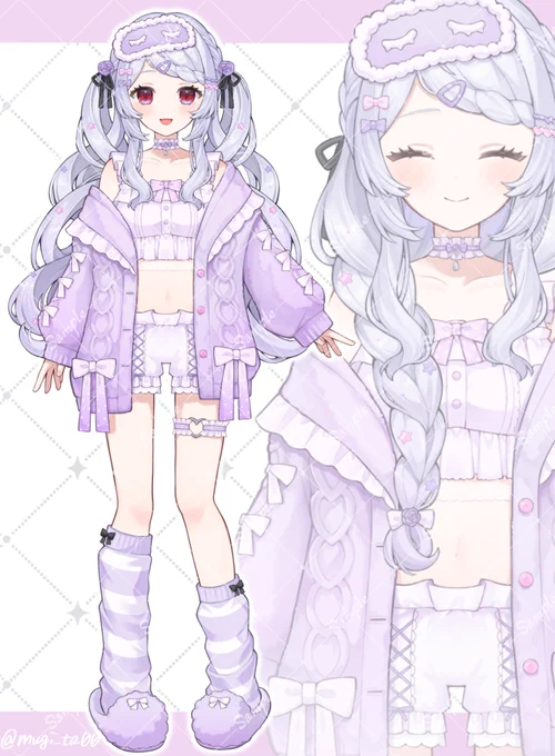 BUBBLE所属 雨乞りのん様(#amam_3_3 )の新衣装のお仕立てを担当させていただきました!よろしくお願いいたします 