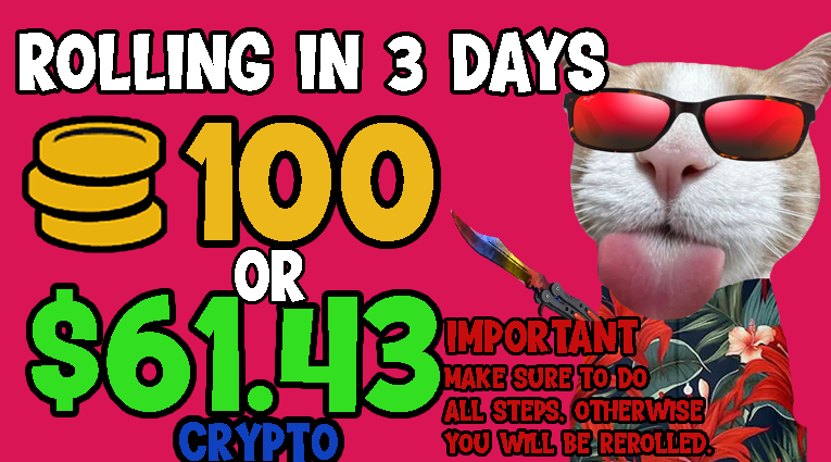 100c CSGOEmpire tip / $61.43 Crypto Giveaway!🎉
1. Follow+Like+Retweet on X✅
2. Subscribe+Like on Youtube✅
3. Follow on Kick✅

*Show proof* of following on YouTube and Kick. Also giveaway in every video on YouTube!❤️
youtu.be/C9Hdj2kb838
kick.com/rigbygambles
Goodluck!❤️