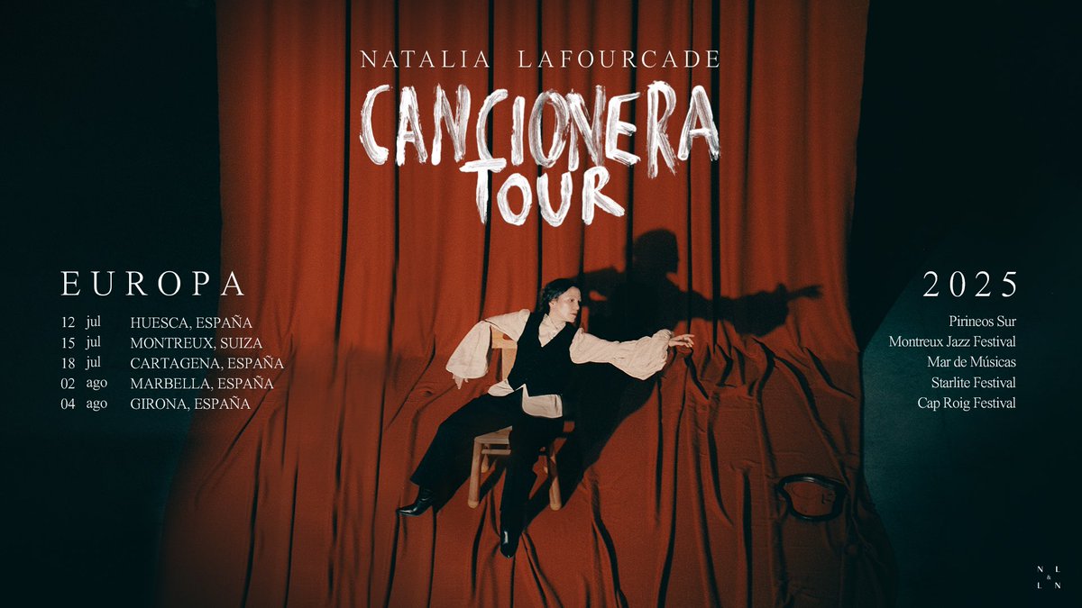 #CancioneraTour cruzará el mar ✨Mi gente de España y Suiza, allá vamos…
Gracias por hacer esto posible ❤️ Pronto nos encontraremos en el escenario: mi guitarra, mi voz y ustedes 🪑🌼

natalialafourcade.com.mx/es/tour 

#NoDejesDeSorprenderme