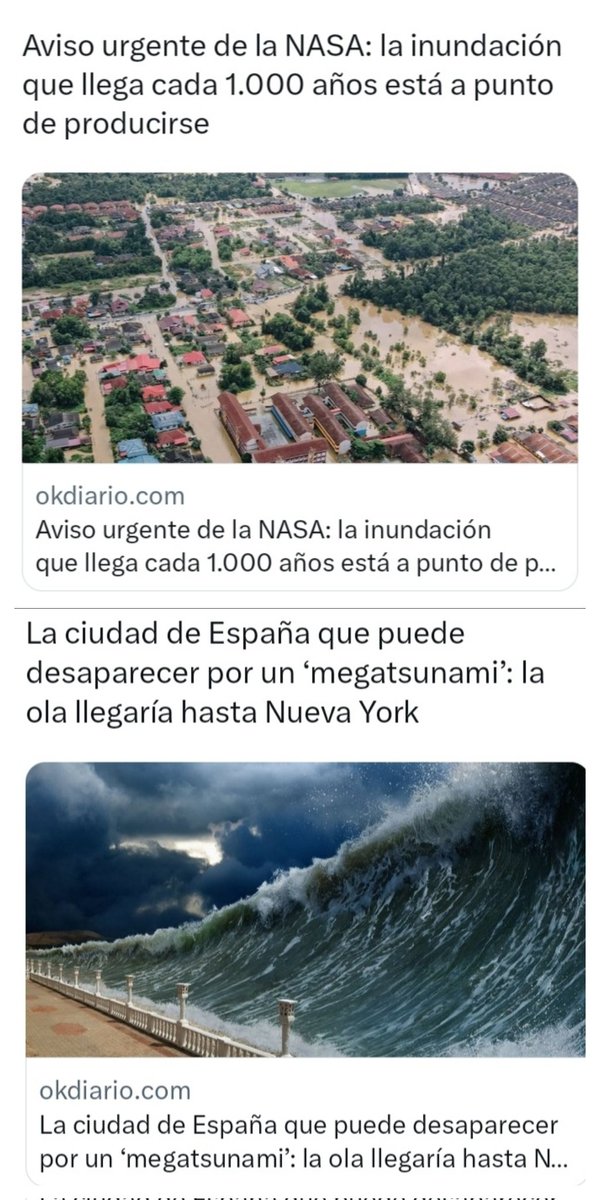 Ya he comprado de Amazon, un arca como la de Noé para poner en el patio, a modo del barco de chanquete, me llega el martes. Noticias asustaviejas para el rebaño.