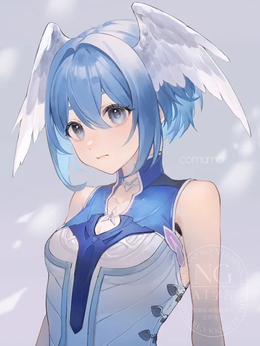 ゼノクロのマイアバター描きました レムちゃんです #ゼノブレイドクロス #ゼノブレイドクロスDE