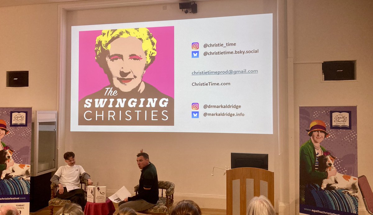 Rakshita Patel (@mycroftbrolly) on Twitter photo I really enjoyed the talk on the #TheSwingingChristies <a href="/Christie_Time/">Christie Time</a> by <a href="/DrMarkAldridge/">Mark Aldridge</a> and <a href="/Classic_Graham/">Gray Robert Brown</a> <a href="/AgathaFestival/">International Agatha Christie Festival</a> <a href="/TorquayMuseum/">Torquay Museum</a>. I will definitely be checking out their podcast! <a href="/agathachristie/">Agatha Christie</a> I really enjoyed the talk on the #TheSwingingChristies <a href="/Christie_Time/">Christie Time</a> by <a href="/DrMarkAldridge/">Mark Aldridge</a> and <a href="/Classic_Graham/">Gray Robert Brown</a> <a href="/AgathaFestival/">International Agatha Christie Festival</a> <a href="/TorquayMuseum/">Torquay Museum</a>. I will definitely be checking out their podcast! <a href="/agathachristie/">Agatha Christie</a>
