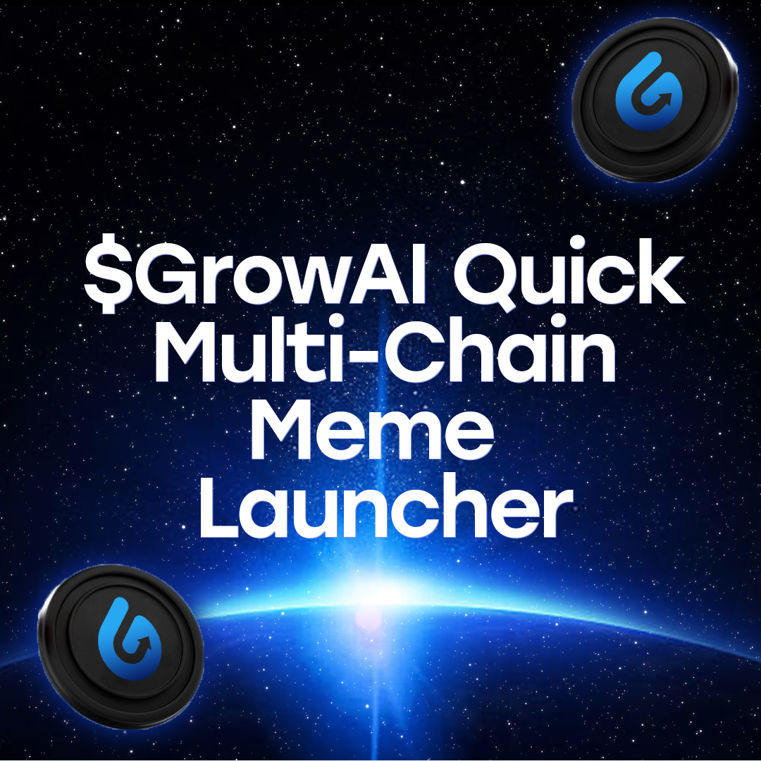 Our $0 multi-chain meme launcher provides an easy-to-use flow, to rapidly launch any meme via Telegram in minutes 

Launch distribute, renounce and lock liquidity using the SocialGrowAI Bot.

Additional rewards can be earned when using one of our partner Telegram mini apps 🦾