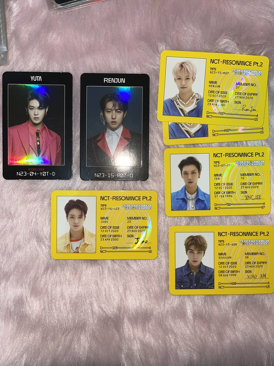 wtbkai's tweet photo. ˋ꒰ #wtbentables ꒱ˊ
☆ NCT Resonance Pt 2 PC
c/o here: https://t.co/QpMz1o4LlK

𖥻 wts lfb pc ph jeno xiaojun yuta renjun ten departure arrival access id card kihno photocard resonance pt 2 https://t.co/L8YMM010PX