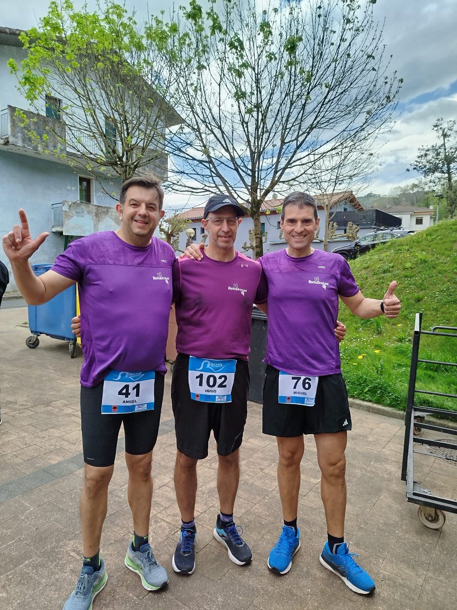 🏃‍♂️💜 La Marea Morada en la Ibai-Ondo Backyard de Usurbil 💜🏃‍♂️

Iñigo, Ángel y Miguel lo dieron todo por la visibilidad del Síndrome de Dravet. ¡Gracias por correr con el corazón! 💪💜

🎽 Únete con tu camiseta solidaria: shop.retodravet.com