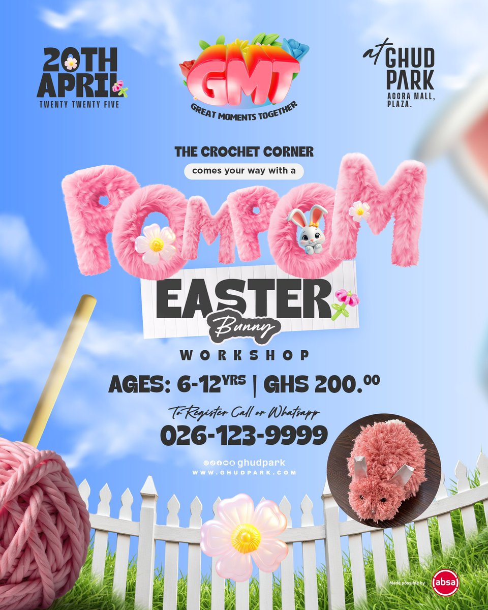 ghudpark's tweet photo. Great Moments Together!
A day packed with fun activities, live performances, and unforgettable vibes at the park!
Don’t miss out — check the full caption below for all the times and dates.
Mark your calendars and bring your crew!

@gmtfest 
GhudPark,Accra Mall https://t.co/1BNMVpiVJj