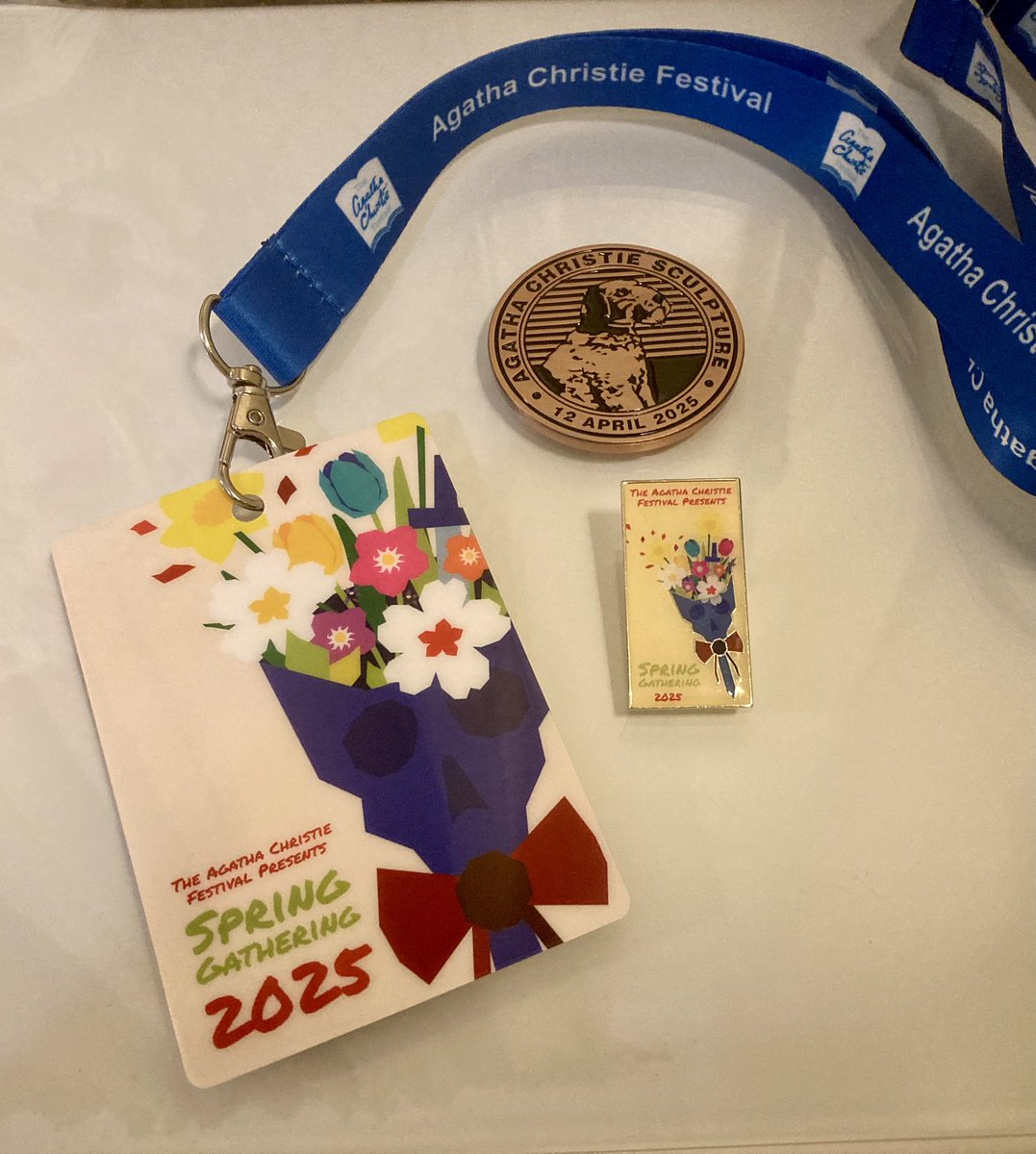 MycroftBrolly's tweet photo. Goodies from #SpringGathering @AgathaFestival @TorquayMuseum :) @agathachristie https://t.co/xfBgGZNq7B