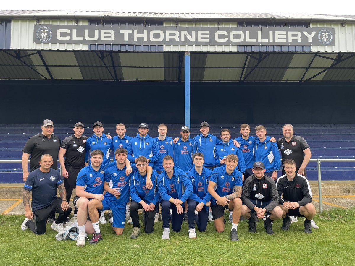 And that’s a wrap for our first season back at Step 6 for 38 years, a season full of ups and downs but a year full of building 🙌

Thanks for all the support, see you next season 🔵⚫️

#clubthorne #upthecolliery #ncel