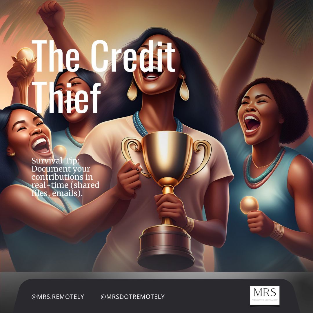 mrsdotremotely's tweet photo. Your all-nighter = their ‘leadership win.’ 🏆🚩
💡 Survival Tip: Document your contributions in real-time (shared files, emails).
💬 Comment ‘🙋‍♂️’ if thi#workplaceinjustice 
#CreditStealing #NarcissisticBoss #WorkplaceInjustice https://t.co/tq1b8khz41
